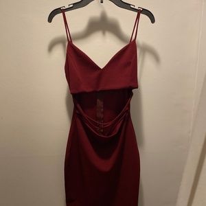 Windsor Burgandy Mini Dress Junior Size Small